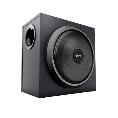 TRUST SET ALTOPARLANTI SPEAKERS 2.1 120W PICCO (60W RMS) - CON TELECOMANDO CON INGRESSO AUX + PRESA [23696]
