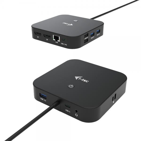 I-TEC DOCKING STATION USB-C DUAL DISPLAY WITH POWER DELIVERY 100 W [C31DUALDPDOCKPD]
