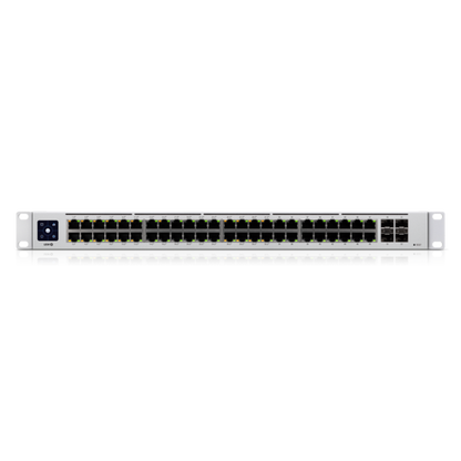 Ubiquiti - USW-48-POE-EU - UniFi 48 Port Layer 2 switch with 32x GbE PoE+, 16x GbE ports, 4x SFP ports, 195W total PoE availability [USW-48-POE-EU]