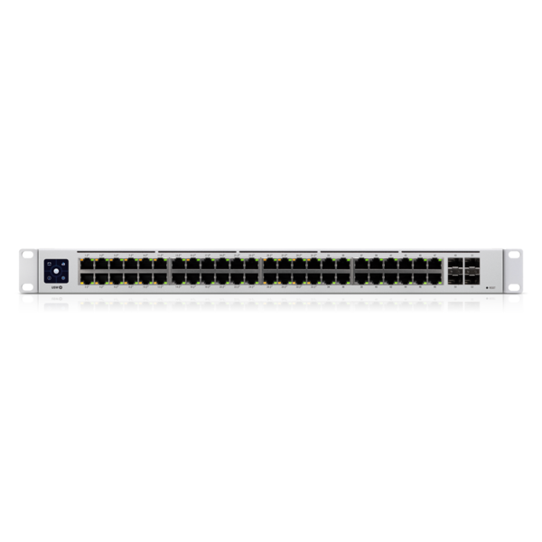 Ubiquiti - USW-48-POE-EU - UniFi 48 Port Layer 2 switch with 32x GbE PoE+, 16x GbE ports, 4x SFP ports, 195W total PoE availability [USW-48-POE-EU]