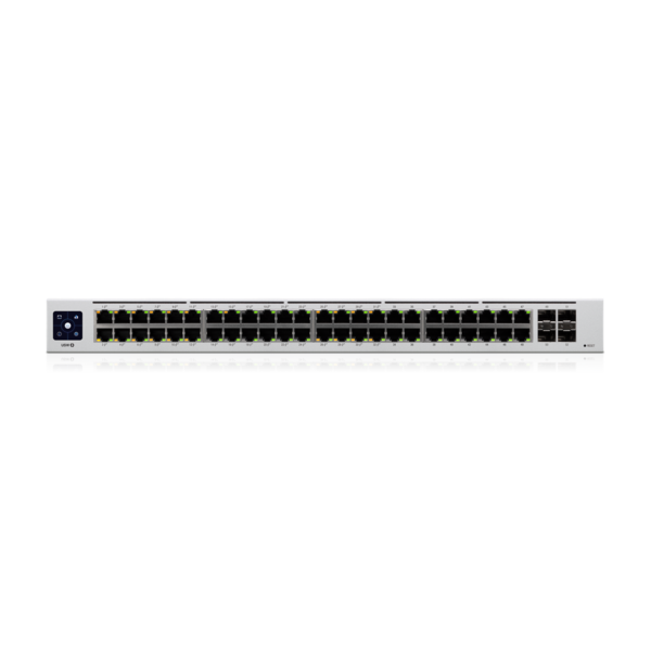 Ubiquiti - USW-48-POE-EU - UniFi 48 Port Layer 2 switch with 32x GbE PoE+, 16x GbE ports, 4x SFP ports, 195W total PoE availability [USW-48-POE-EU]