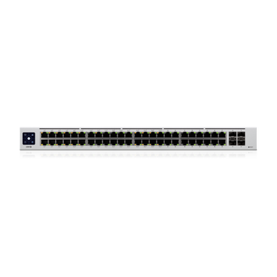Ubiquiti - USW-48-POE-EU - UniFi 48 Port Layer 2 switch with 32x GbE PoE+, 16x GbE ports, 4x SFP ports, 195W total PoE availability [USW-48-POE-EU]