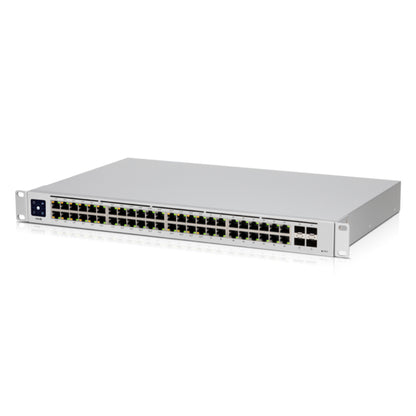 Ubiquiti - USW-48-POE-EU - UniFi 48 Port Layer 2 switch with 32x GbE PoE+, 16x GbE ports, 4x SFP ports, 195W total PoE availability [USW-48-POE-EU]