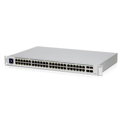 Ubiquiti - USW-48-POE-EU - UniFi 48 Port Layer 2 switch with 32x GbE PoE+, 16x GbE ports, 4x SFP ports, 195W total PoE availability [USW-48-POE-EU]