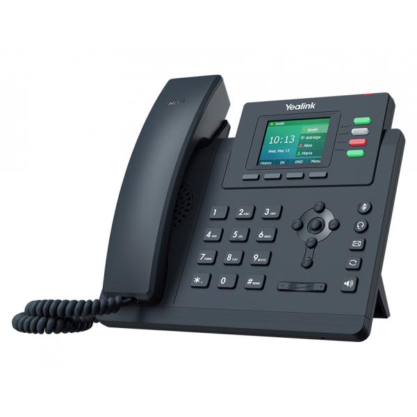 Yealink SIP-T33G, IP Phone-4 SIP account, PoE, 2 porte GigabitE, 4 tasti BLF [SIP-T33G]