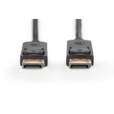 Digitus DisplayPort connection cable - DP M/M - 3m - w/interlock - Ultra HD 4K - Black [AK-340100-030-S]