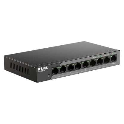 D-LINK SWITCH SORVEGLIANZA 9 PORTE 10/100 UNMANAGED LONG RANGE POE [DSS-100E-9P_I]