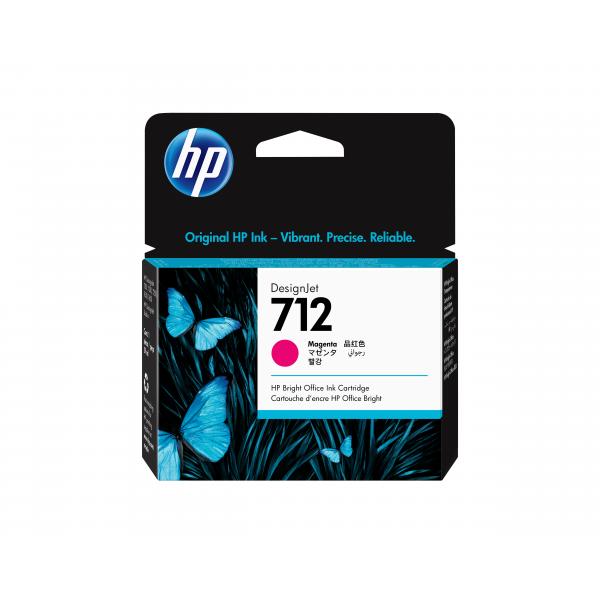 Hp HP 712 29ml Magenta Ink Cartridge [3ED68A]