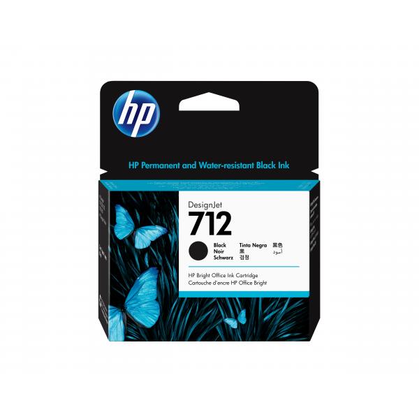 HP CARTUCCIA 712 80ML BLACK [3ED71A]