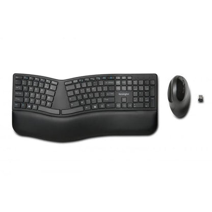 Kensington Pro Fit Ergo tastiera Mouse incluso RF senza fili + Bluetooth QWERTY Inglese UK Nero [K75406IT] - ITPartners