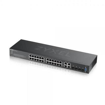 ZYXEL SWITCH MANAGED LAYER 3 LITE, 24X GB, 4 SFP, FANLESS DESKTOP/RACK, NFLEX [GS2220-28-EU0101F]