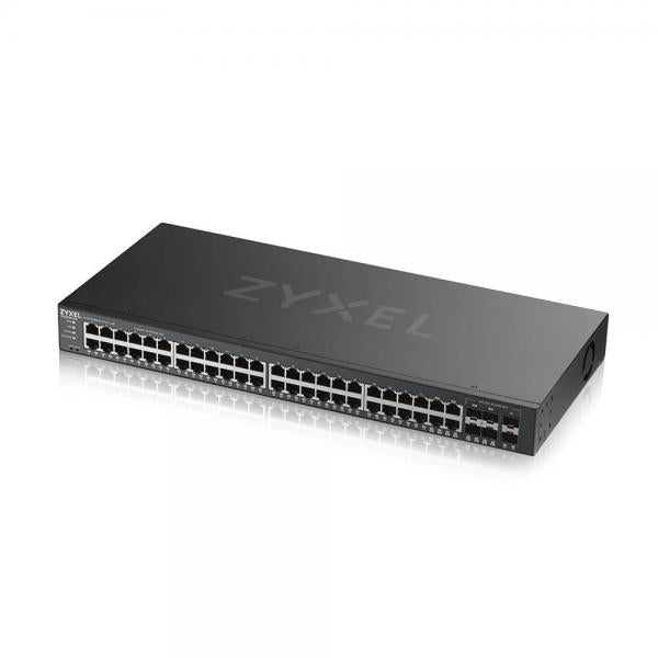 ZYXEL SWITCH MANAGED LAYER 3 LITE, 44X GB, 6 SFP, FANLESS DESKTOP/RACK, NFLEX [GS2220-50-EU0101F]