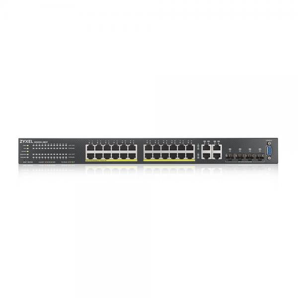 ZYXEL SWITCH MANAGED LAYER 3 LITE, 24X GB POE 375W, 4 SFP, DESKTOP/RACK, NFLEX [GS2220-28HP-EU0101F]