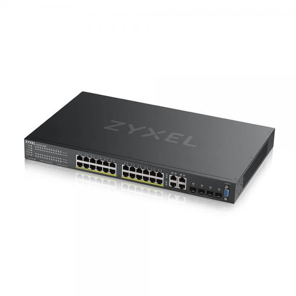 ZYXEL SWITCH MANAGED LAYER 3 LITE, 24X GB POE 375W, 4 SFP, DESKTOP/RACK, NFLEX [GS2220-28HP-EU0101F]