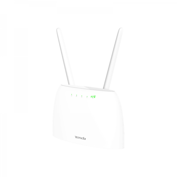 TENDA ROUTER 4G/LTE 300Mbps, 1XLAN/WAN 10/100, 1XLAN 10/100, 1XRJ11 VOLTE, 2 ANTENNE [4G06]