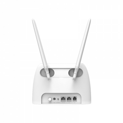 TENDA ROUTER 4G/LTE 300Mbps, 1XLAN/WAN 10/100, 1XLAN 10/100, 1XRJ11 VOLTE, 2 ANTENNE [4G06]
