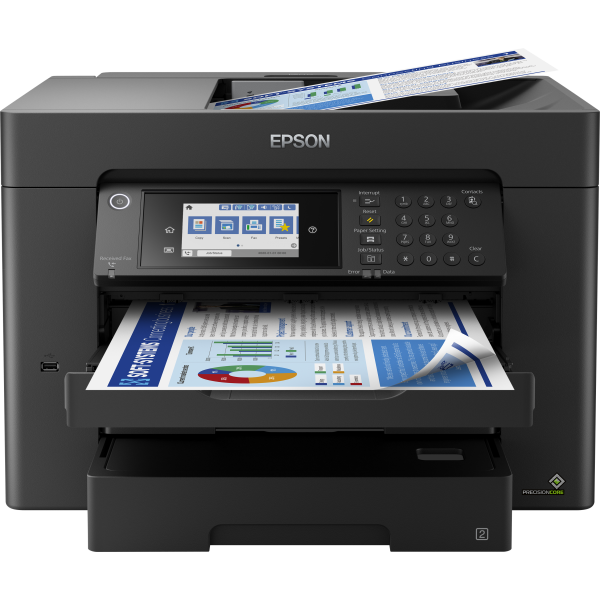 EPSON MULTIFUNZIONE INK A3 COLORE, WF-7840DTWF, 12PPM, FRONTE/RETRO, USB/LAN/WIFI, 4 IN 1 [C11CH67402]