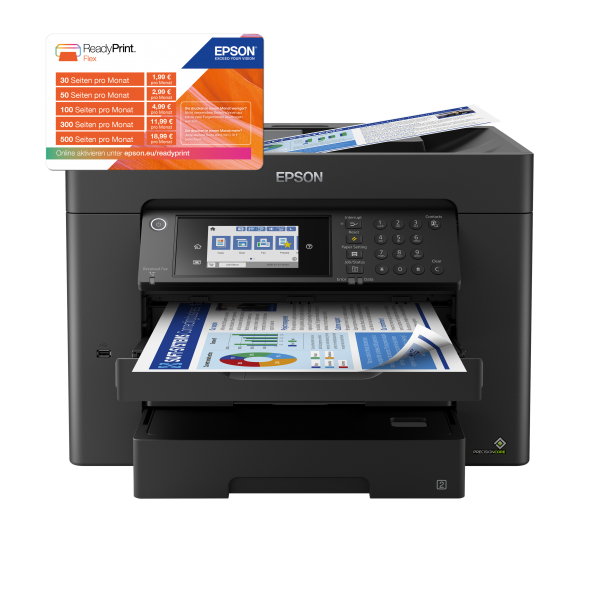 EPSON MULTIFUNZIONE INK A3 COLORE, WF-7840DTWF, 12PPM, FRONTE/RETRO, USB/LAN/WIFI, 4 IN 1 [C11CH67402]