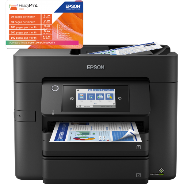 EPSON MULTIFUNZIONE INK A4 COLORE, WF-4830DTWF, 12PPM 4800X2400DPI, FRONTE/RETRO, USB/LAN/WIFI, 4 IN 1 [C11CJ05402]