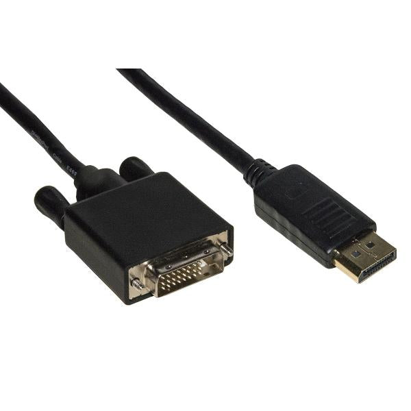 LINK Cavo Displayport Maschio - Dvi Maschio Contatti Dorati Mt. 5 [LKCDPDVI50]