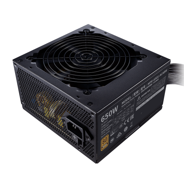 Cooler Master MWE 650 Bronze 230V V2 alimentatore per computer 650 W 24-pin ATX ATX Nero [MPE-6501-ACABW-BEU]