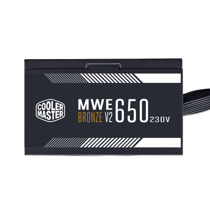Cooler Master MWE 650 Bronze 230V V2 alimentatore per computer 650 W 24-pin ATX ATX Nero [MPE-6501-ACABW-BEU]