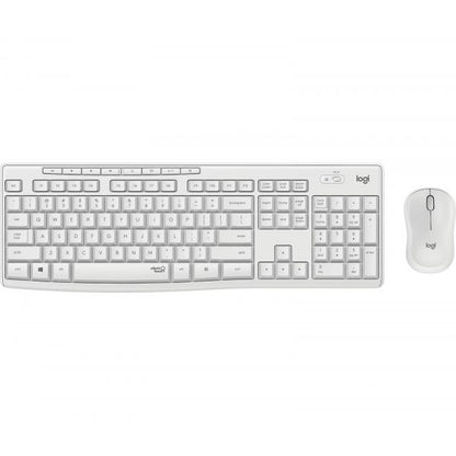 LOGITECH BUNDLE TASTIERA WIRELESS+MOUSE DESKTOP MK295 SILENT COMBO, USB, LAYOUT ITA, COLORE BIANCO [920-009821]