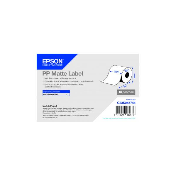 C33S045744 PP MATTE LABEL 102MMX29M [C33S045744]