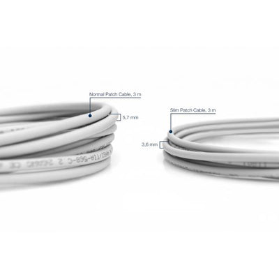 Digitus CAT 6A U -FTP slim patch cord - Cu - LSZH AWG 28/7 - length 1 m - Grey [DK-1624-A-010S]