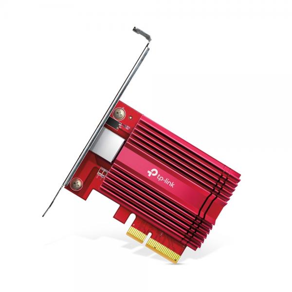 Tp-link TX401 - Network Adapter - RJ-45 - PCle 3.0 x4 low profile - Red [TX401]
