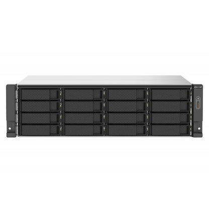 QNAP TS-1673AU-RP-16G server NAS e di archiviazione Armadio (3U) Ryzen Embedded V1500B 16 GB DDR4 0 TB QNAP QTS Nero, Grigio [TS-1673AU-RP-16G]