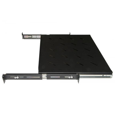 LINK RIPIANO UNIVERSALE PER ARMADIO RACK ESTRAIBILE SU BINARI TELESCOPICI 1 UNITA NERO 350MM [LKRIP350EN]