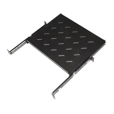 LINK RIPIANO UNIVERSALE PER ARMADIO RACK ESTRAIBILE SU BINARI TELESCOPICI 1 UNITA NERO 350MM [LKRIP350EN]