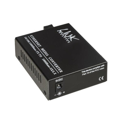 LINK Media Converter Rj45 - Fibra Ottica Sc 10/100/1000 Singlemode 1310Nm [LKMCSM10]
