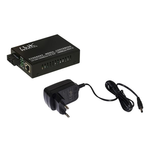 LINK Media Converter Rj45 - Fibra Ottica Sc 10/100/1000 Singlemode 1310Nm [LKMCSM10]
