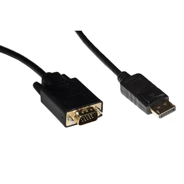 LINK Cavo Displayport Dp Maschio - Vga 15 Poli Maschio Mt 1,80 [LKCDV018]
