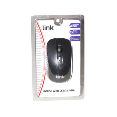 LINK MOUSE WIRELESS 3 TASTI NERO RICEVITORE USB 1000 DPI [LKMOS02]