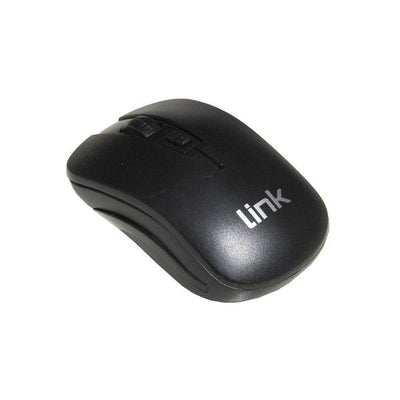 LINK MOUSE WIRELESS 3 TASTI NERO RICEVITORE USB 1000 DPI [LKMOS02]