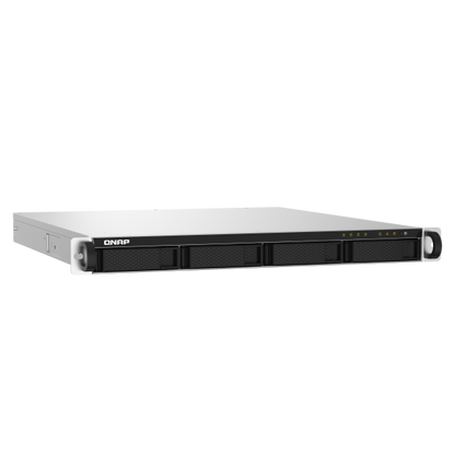 QNAP NAS TS-432PXU-RP-2G, 4 Bay AL324 quad-core 1.7 GHz rackmount NAS with 250W redundant PSU, 2GB DDR4 UDIMM RAM, SATA 6Gb/s, 2x 10GbE SFP+ , 2x 2.5GbE, 1x PCIe Gen2 x2 slot [TS-432PXU-RP-2G]
