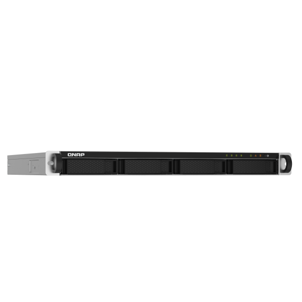 QNAP NAS TS-432PXU-RP-2G, 4 Bay AL324 quad-core 1.7 GHz rackmount NAS with 250W redundant PSU, 2GB DDR4 UDIMM RAM, SATA 6Gb/s, 2x 10GbE SFP+ , 2x 2.5GbE, 1x PCIe Gen2 x2 slot [TS-432PXU-RP-2G]