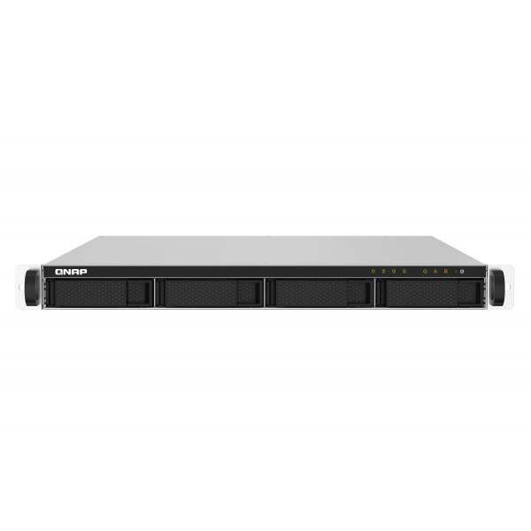 QNAP NAS TS-432PXU-RP-2G, 4 Bay AL324 quad-core 1.7 GHz rackmount NAS with 250W redundant PSU, 2GB DDR4 UDIMM RAM, SATA 6Gb/s, 2x 10GbE SFP+ , 2x 2.5GbE, 1x PCIe Gen2 x2 slot [TS-432PXU-RP-2G]