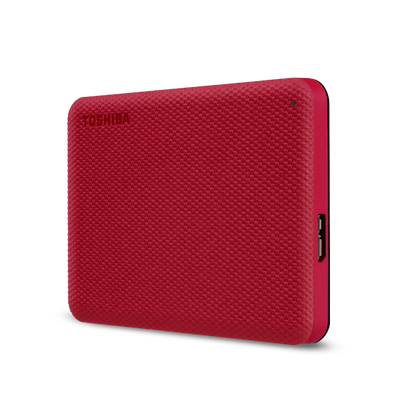Toshiba Canvio Advance - 4TB External Hard Drive - Red [HDTCA40ER3CA]