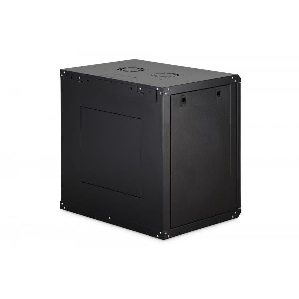 Digitus 12U wall mounting cabinet 607x600x450 mm - Black [DN-1912-U-EC-SW]