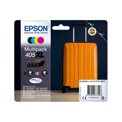 T05H64020 MULTIPACK 4 COL.405 XL BL [C13T05H64020]