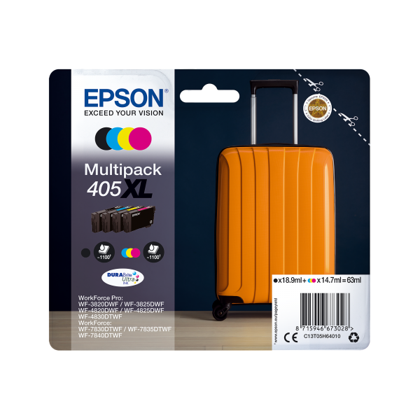 T05H64020 MULTIPACK 4 COL.405 XL BL [C13T05H64020]