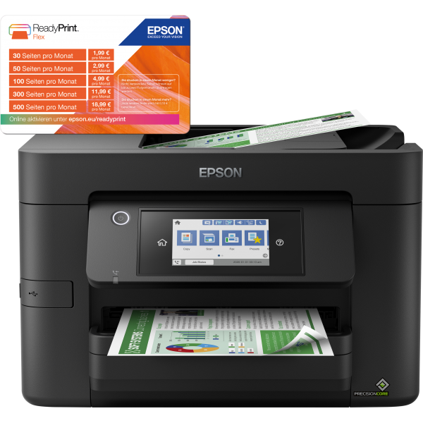 EPSON MULTIFUNZIONE INK A4 COLORE, WF-4820DWF, 12PPM 4800X2400DPI, FRONTE/RETRO, USB/LAN/WIFI, 4 IN 1 [C11CJ06403]