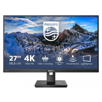 Philips P-Line - 27 inch - 4K Ultra HD IPS LED Monitor - 3840x2160 - USB-C Dock - Pivot / HAS / RJ45 [279P1/00]