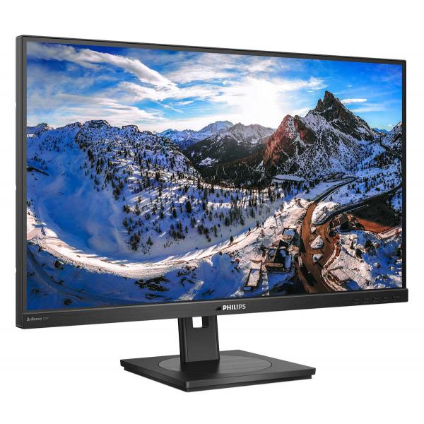 Philips P-Line - 27 inch - 4K Ultra HD IPS LED Monitor - 3840x2160 - USB-C Dock - Pivot / HAS / RJ45 [279P1/00]