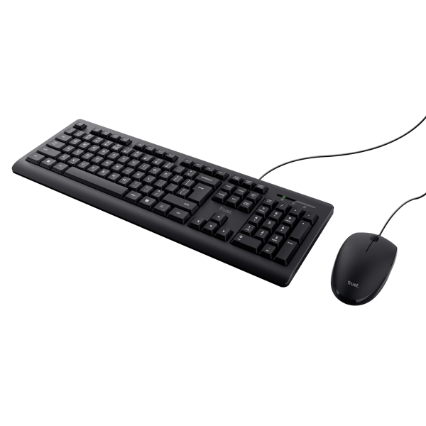 Trust Primo tastiera Mouse incluso Universale USB QWERTY Inglese US Nero [23970]