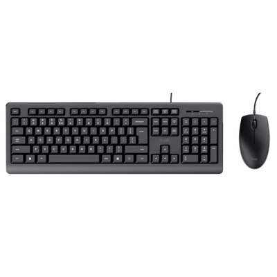 Trust Primo tastiera Mouse incluso Universale USB QWERTY Inglese US Nero [23970]